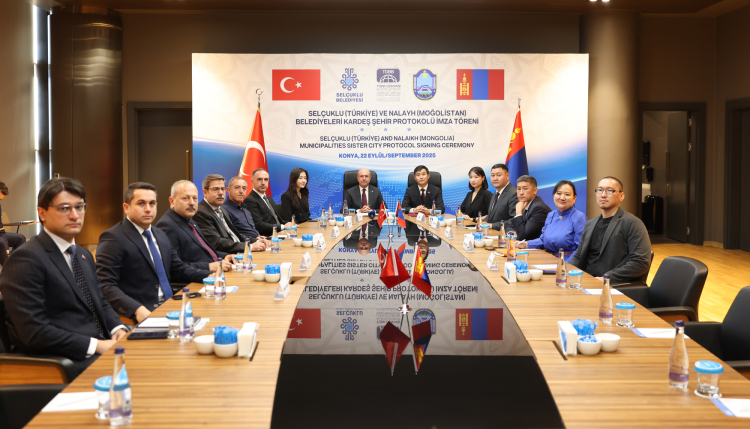 Konya ve Nalaikh Belediyeleri Arasında Kardeşlik Köprüsü
